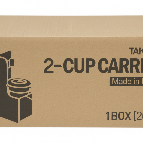 2 Cup Carrier 200 pcs / Coffee Cup Tray