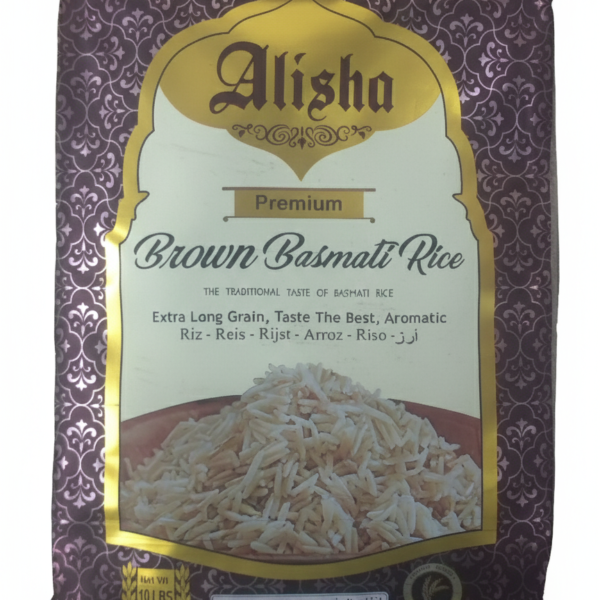 Alisha Brown Basmati Rice 10lbx4