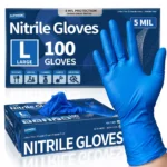 Disposal nitrile glove 100/cs size L