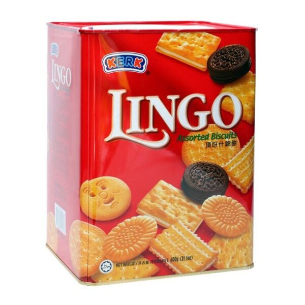 Assi biscuit lingo 700gmx6 tin