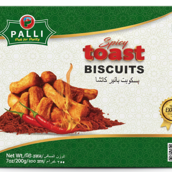 Palli Spicy Toast Biscuit 200 g X 24